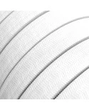 Cavo elettrico per catenaria rivestito in tessuto Bianco CM01 - UV resistant