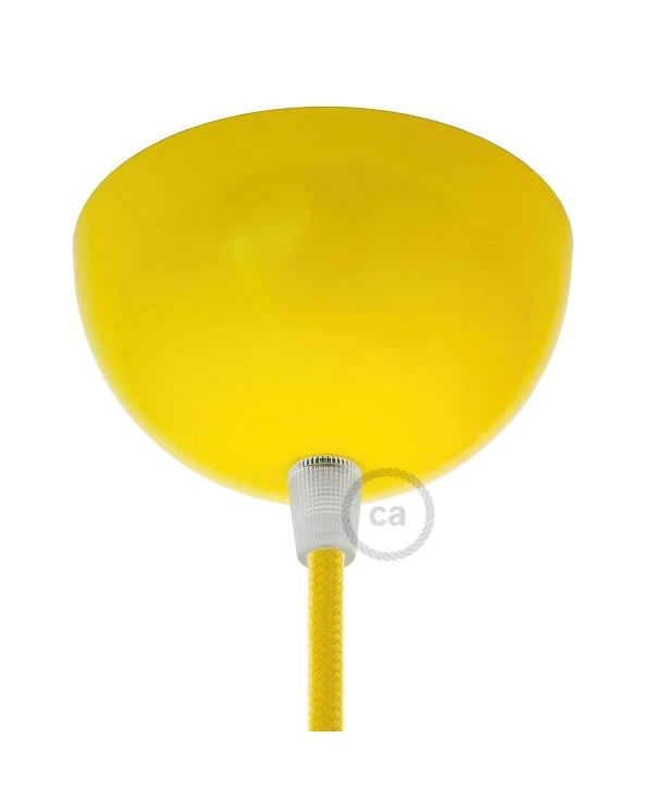 Kit rosone semisferico in metallo verniciato