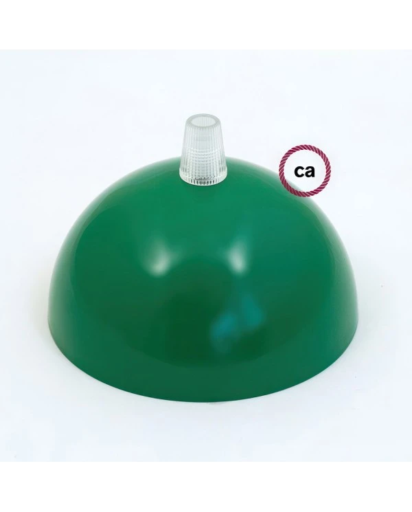 Kit rosone semisferico in metallo verniciato