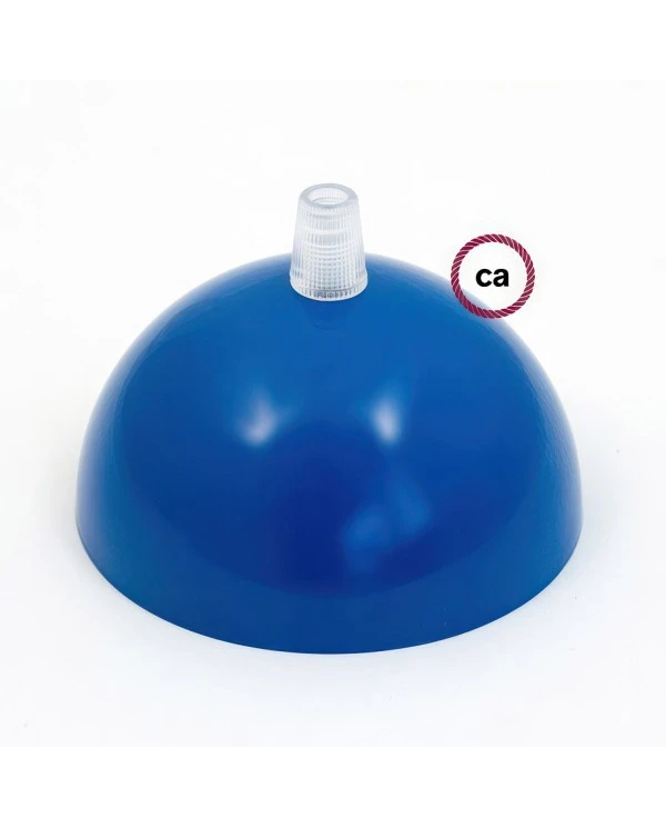 Kit rosone semisferico in metallo verniciato