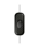 Interruttore unipolare rompifilo Creative Switch color fibra di carbonio
