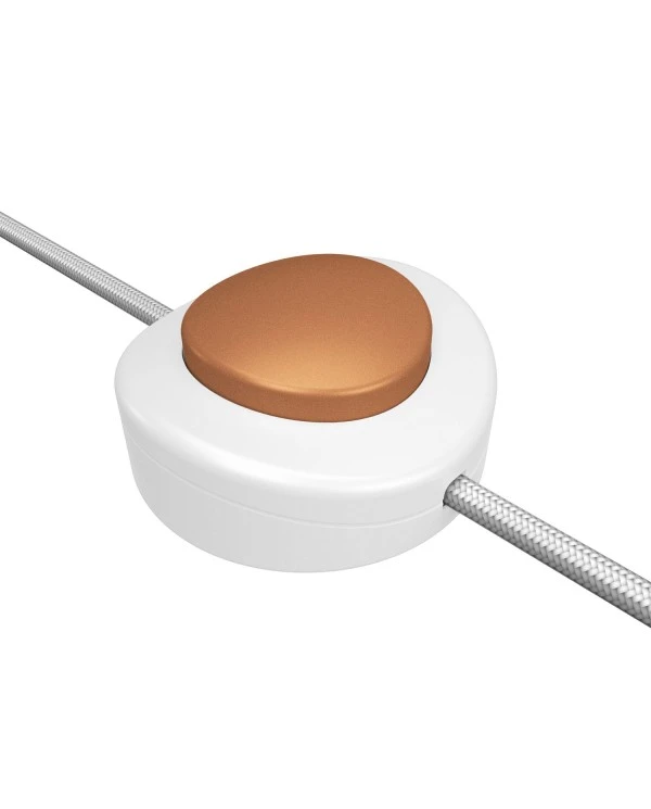 Interruttore unipolare rompifilo a pedale Creative Switch bianco