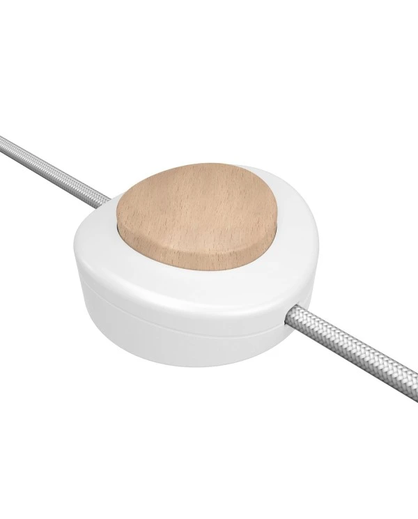 Interruttore unipolare rompifilo a pedale Creative Switch bianco