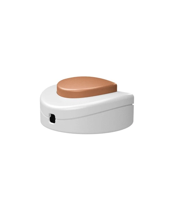 Interruttore unipolare rompifilo a pedale Creative Switch bianco