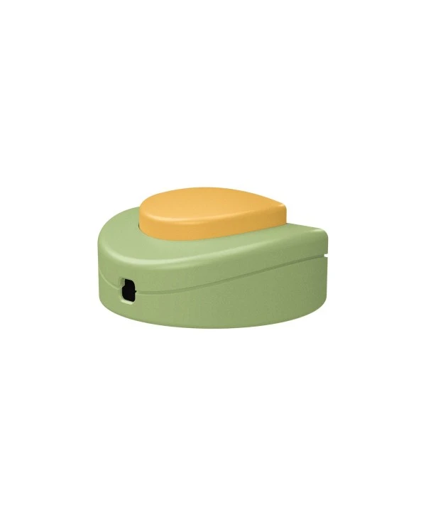 Interruttore unipolare rompifilo a pedale Creative Switch verde prato