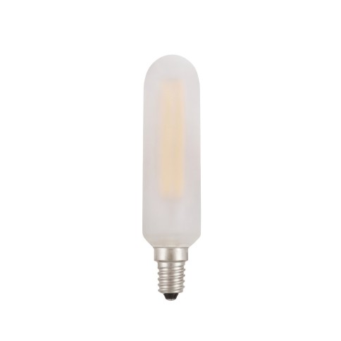 Lampadina LED Bianco Satinato Tubolare 5W 470Lm E14 2700K Dimmerabile
