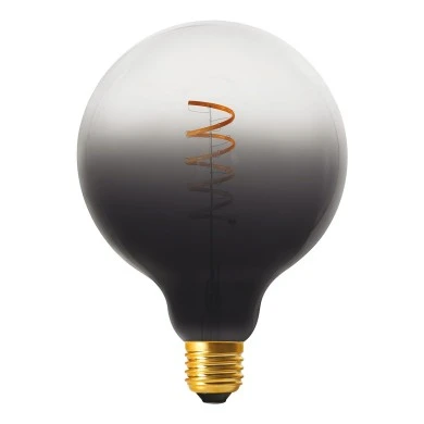 Lampadina LED Dark Shadow Globo G125 linea Pastel 105Lm filamento a Spirale 4,5W E27 1800K Dimmerabile