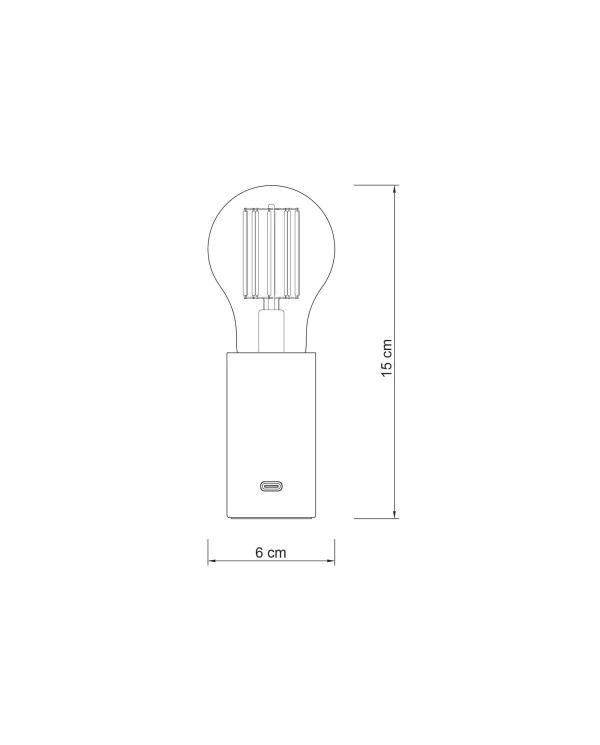 SI! Lampada portatile a 5V con lampadina A60