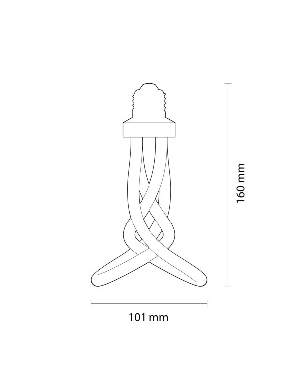 Lampadina LED Plumen 001 6,5W 500Lm E27 3500K Dimmerabile