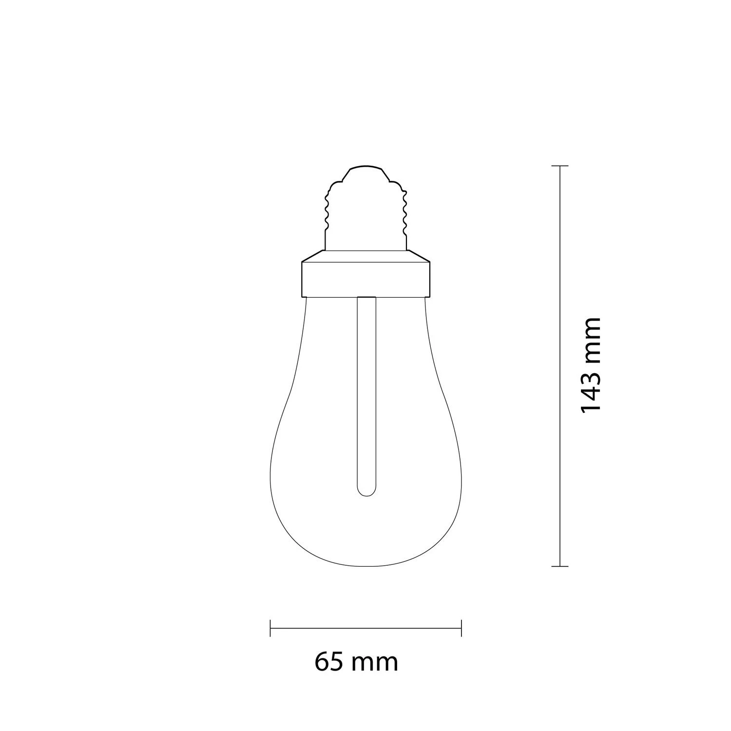 Lampadina LED Plumen 002 6,5W 500Lm E27 2200K Dimmerabile