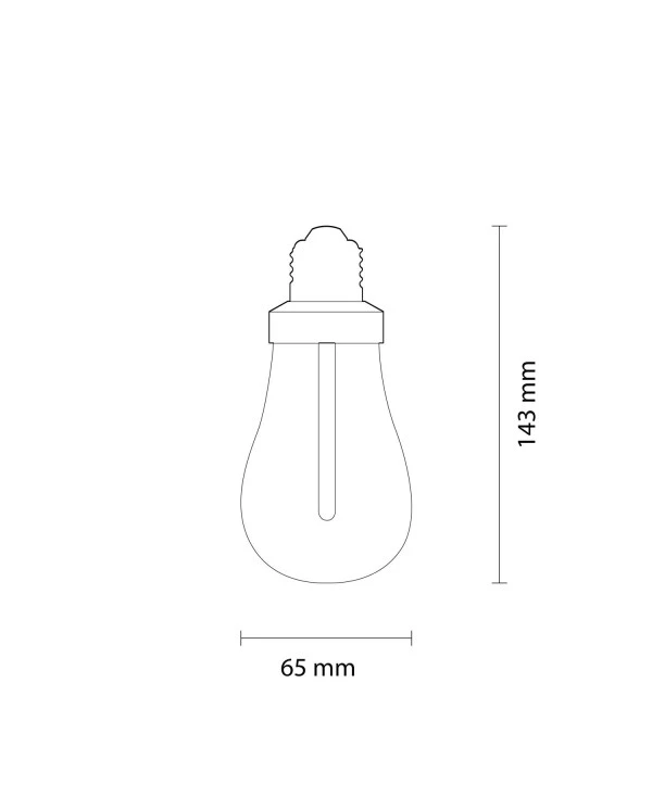 Lampadina LED Plumen 002 6,5W 500Lm E27 2200K Dimmerabile