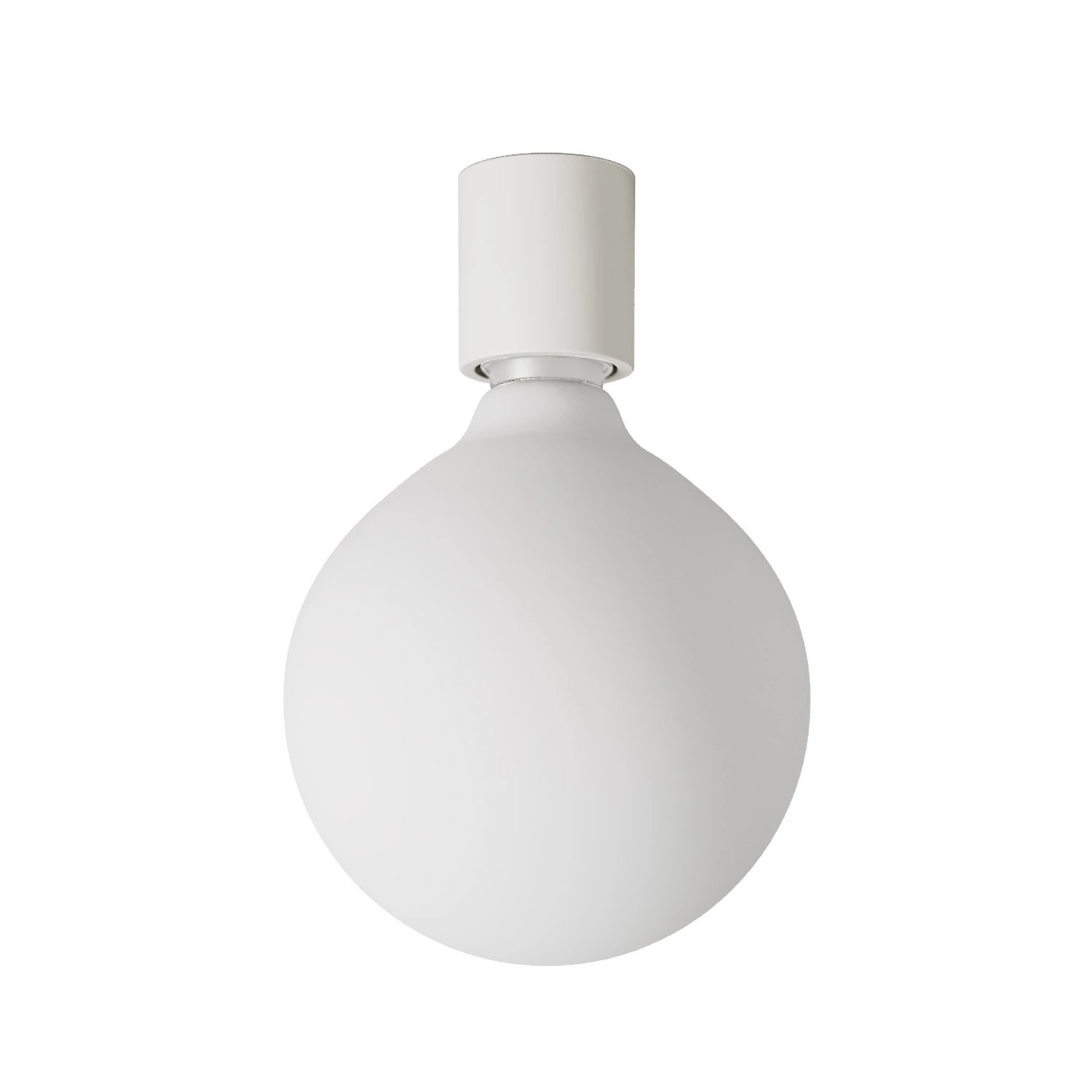 Applique con lampadina a bulbo effetto porcellana - Waterproof IP44