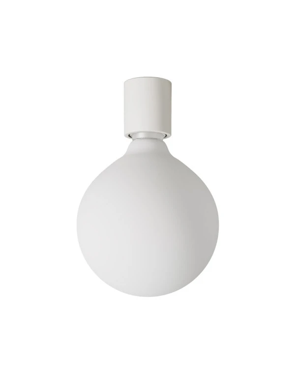 Applique con lampadina a bulbo effetto porcellana - Waterproof IP44