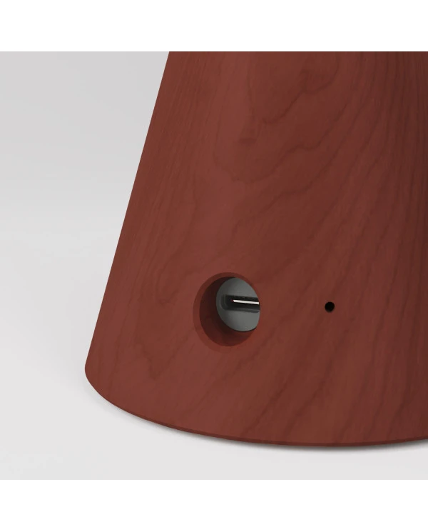 Lampada portatile ricaricabile Cabless01 con lampadina globo G125