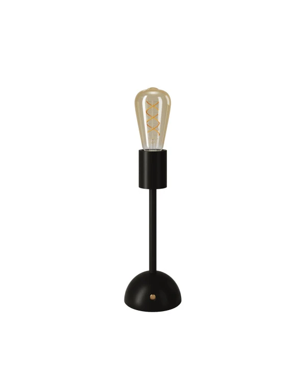 Lampada portatile e ricaricabile Cabless02 con lampadina Edison dorata