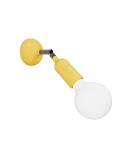 Lampada Fermaluce in silicone con snodo e con interruttore incorporato