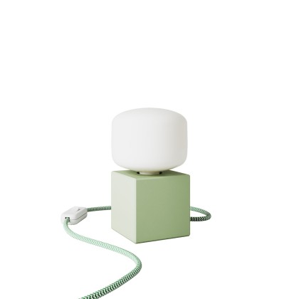 Lampada da tavolo verde - Cubetto