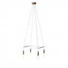 Lampadario Cage a 4 cadute P-Light