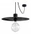 EIVA ELEGANT Lampada a sospensione con 5 m cavo tessile, paralume Ellepì, rosone e portalampada in silicone IP65 waterproof