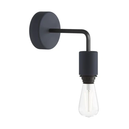 Fermaluce per paralume EIVA ELEGANT con estensione a L, rosone e portalampada IP65 waterproof - Grafite
