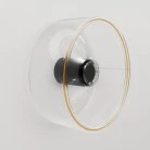 Applique con lampadina Ghost trasparente