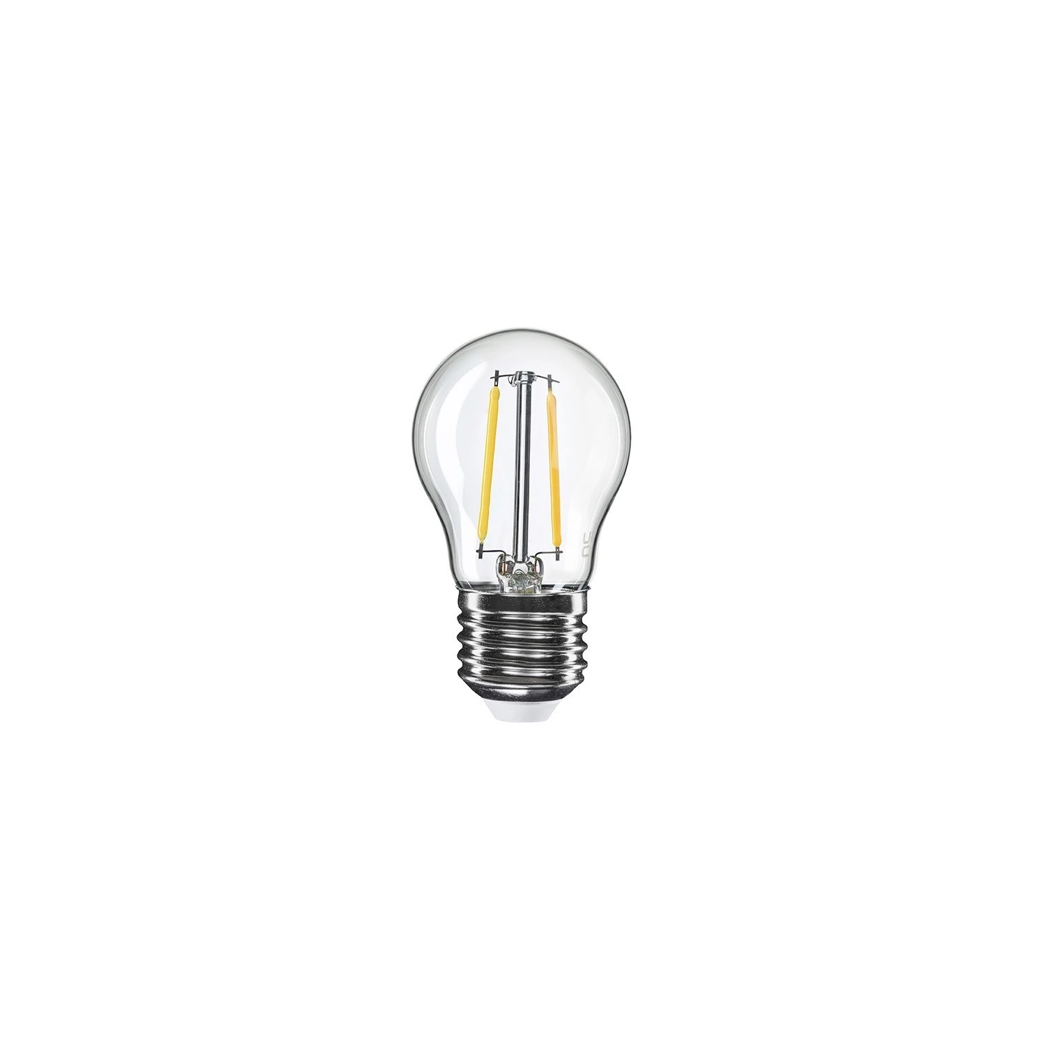 Lampadina LED Trasparente Globetta G45 2W 136Lm E27 2700K - E08