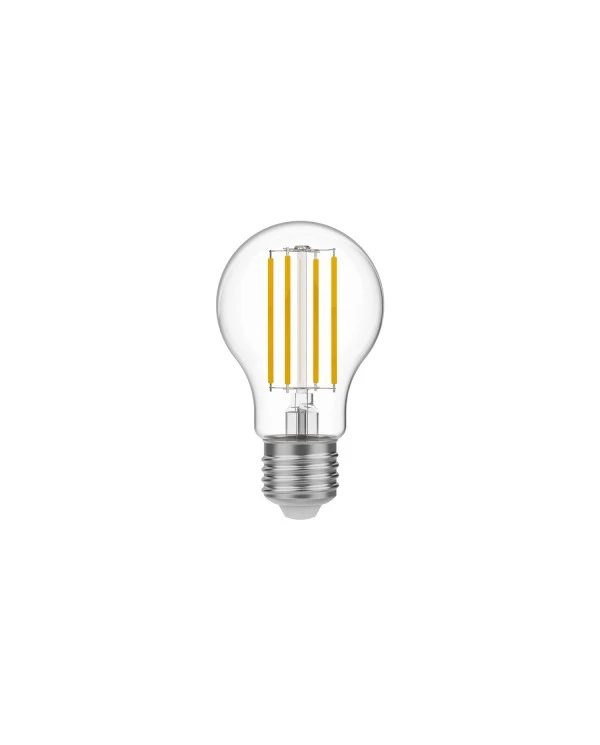 Lampadina LED Trasparente Goccia A60 7W 806Lm E27 3500K Dimmerabile - N01