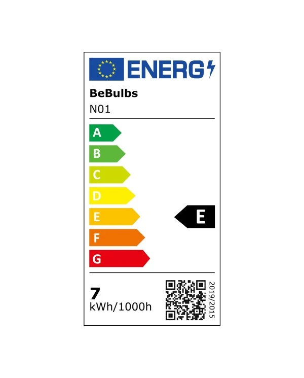 Lampadina LED Trasparente Goccia A60 7W 806Lm E27 3500K Dimmerabile - N01