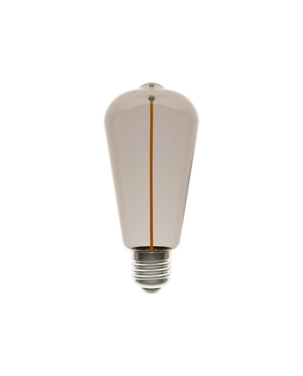 Lampadina LED Smoky Magnetic Deco Line Edison ST64 2,2W 60Lm E27 1800K - F03