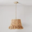 Lampada a sospensione con paralume in rafia Honolulu