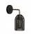 Fermaluce Metal con paralume Ghostbell, lampada a muro in metallo con estensione curva