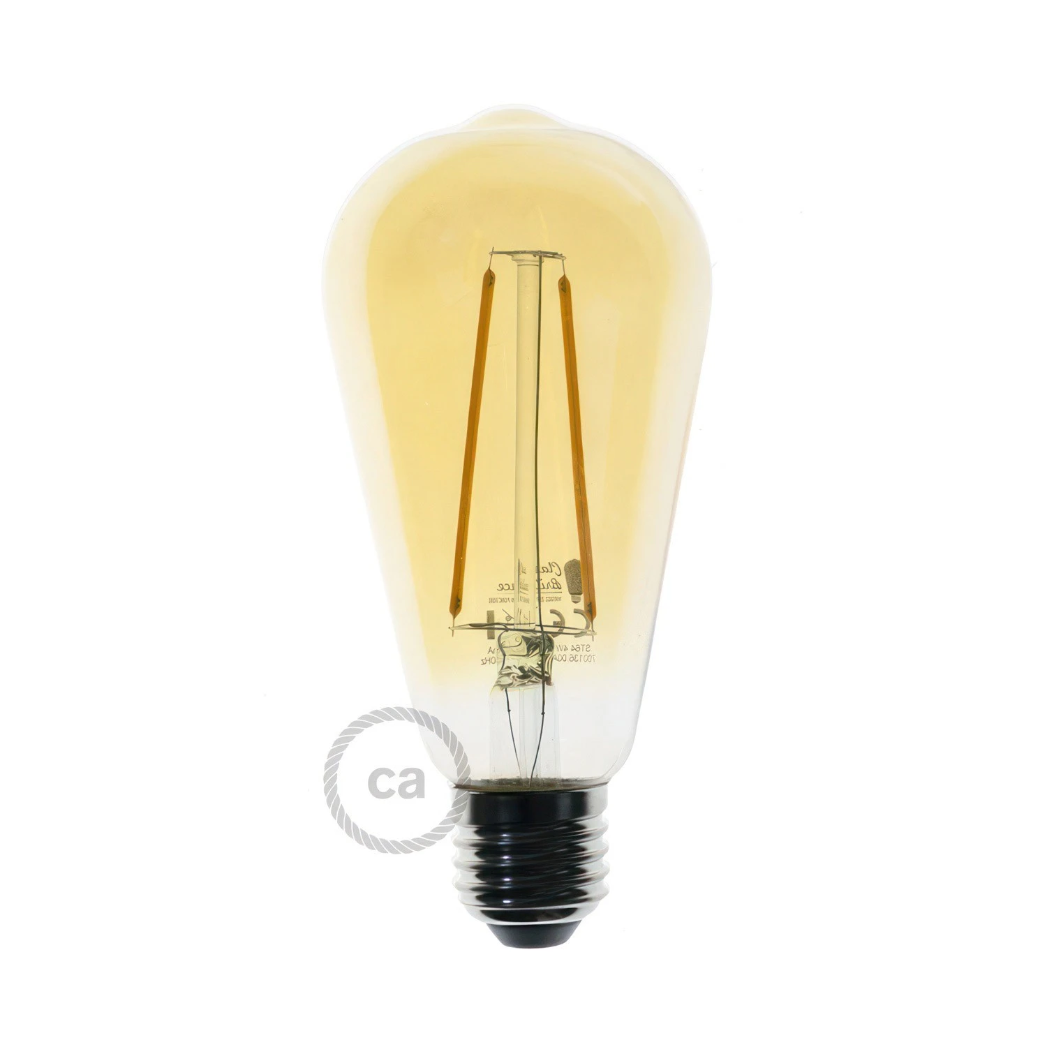 Spider - Lampada a sospensione multipla a 3 cadute Made in Italy completa di cavo tessile e paralume Drop