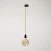 Lampada a sospensione vintage per binari con finiture in porcellana