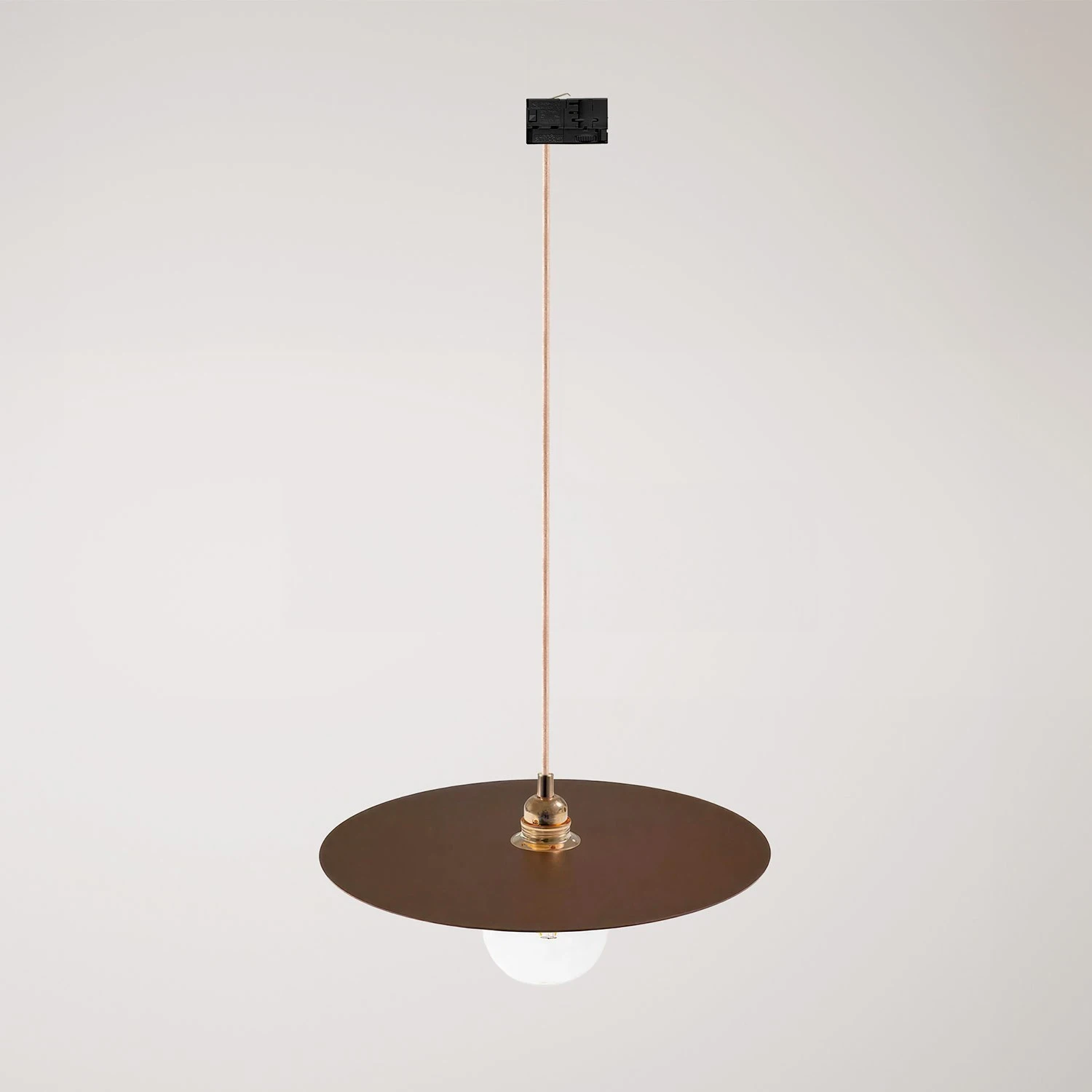 Lampada a sospensione per binari con paralume XL Ellepi