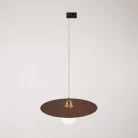 Lampada a sospensione per binari con paralume XL Ellepi