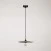 Lampada a sospensione per binari con paralume in legno UFO double-face