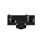 Lampada a sospensione per binari con paralume in legno UFO double-face