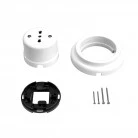 Kit presa bipasso italiana 10/16A da parete e base in porcellana
