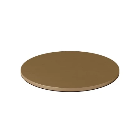 Base metallica tonda per lampada da tavolo MAG-Y - Bronzo satinato
