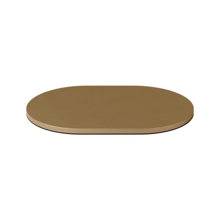 Base metallica ovale per lampada da tavolo MAG-Y - Bronzo satinato
