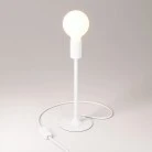 Lampada da tavolo MAG-Y con base metallica tonda