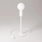 Lampada da tavolo MAG-Y con base metallica tonda