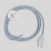 Cablaggio per lampada con cavo blu Steward in cotone 3 m