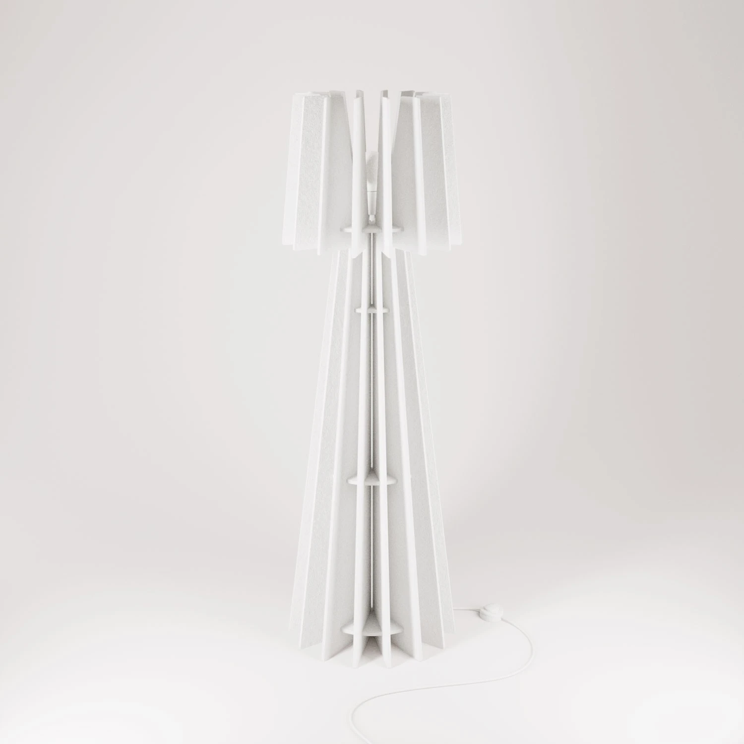 SHHINE lampada da terra in materiale fonoassorbente