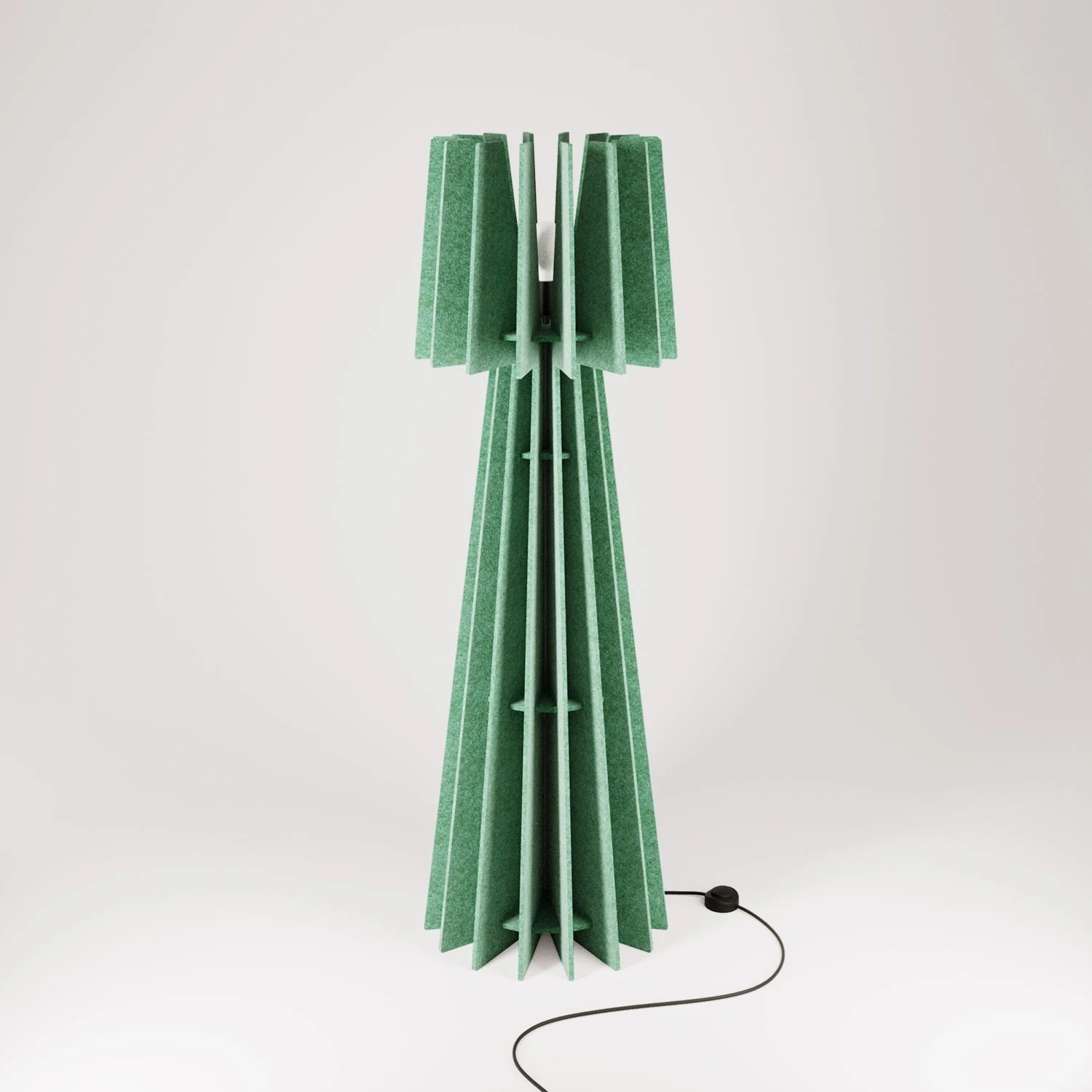 SHHINE lampada da terra in materiale fonoassorbente