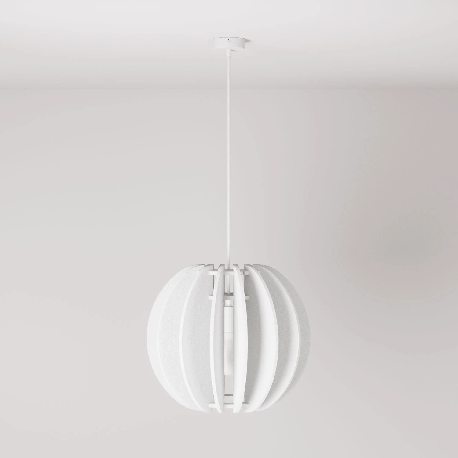 Lampada a sospensione con paralume ellittico LAMPSHHADE in materiale fonoassorbente