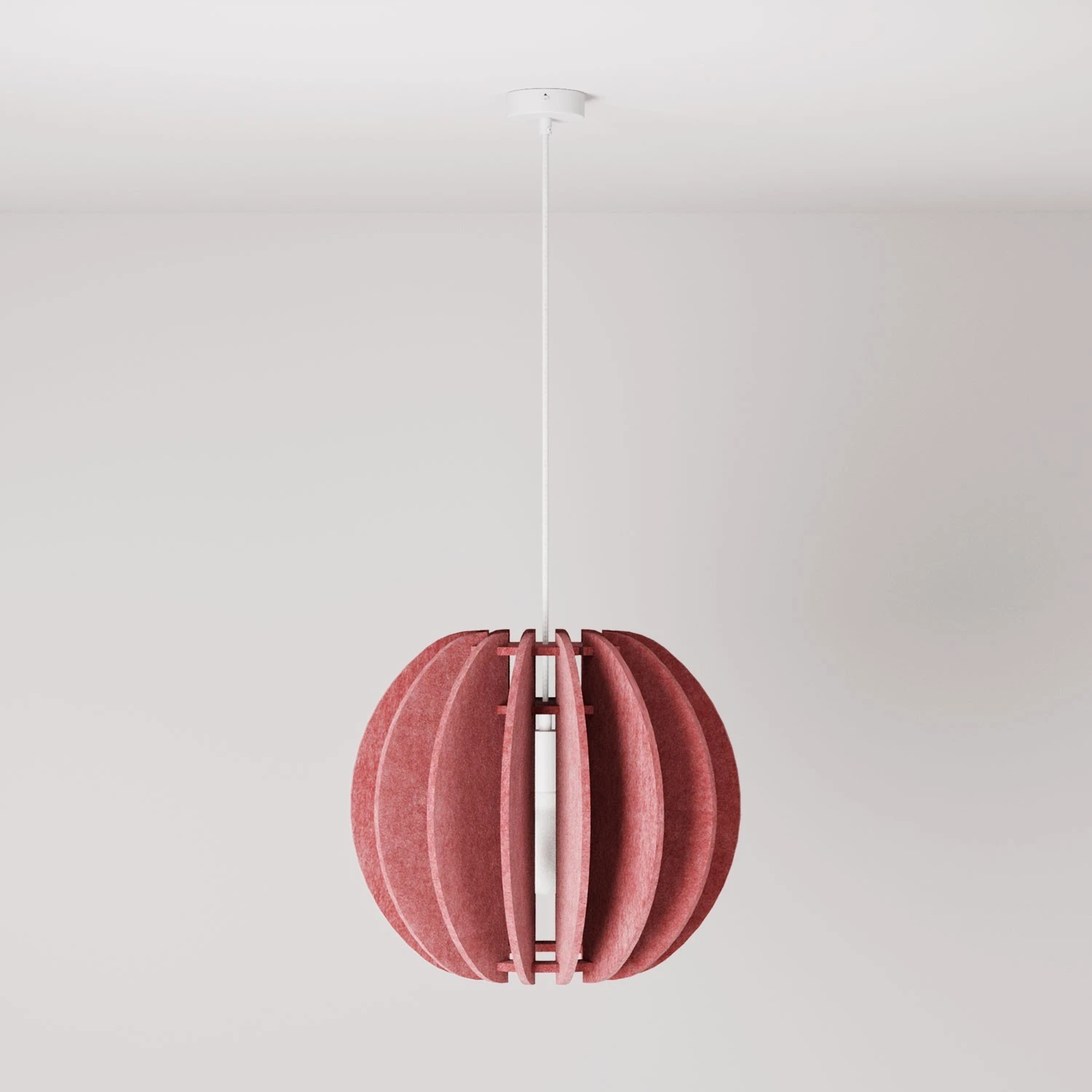 Lampada a sospensione con paralume ellittico LAMPSHHADE in materiale fonoassorbente