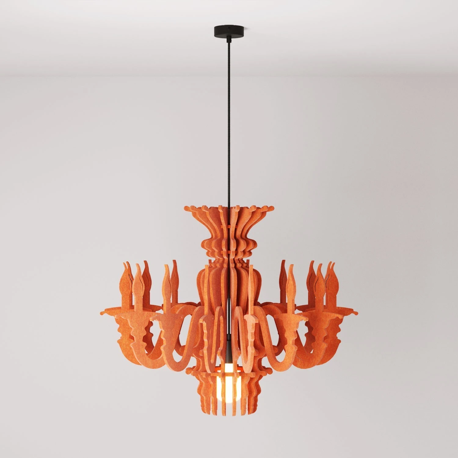 Lampada a sospensione con paralume classico SHHANDELIER in materiale fonoassorbente