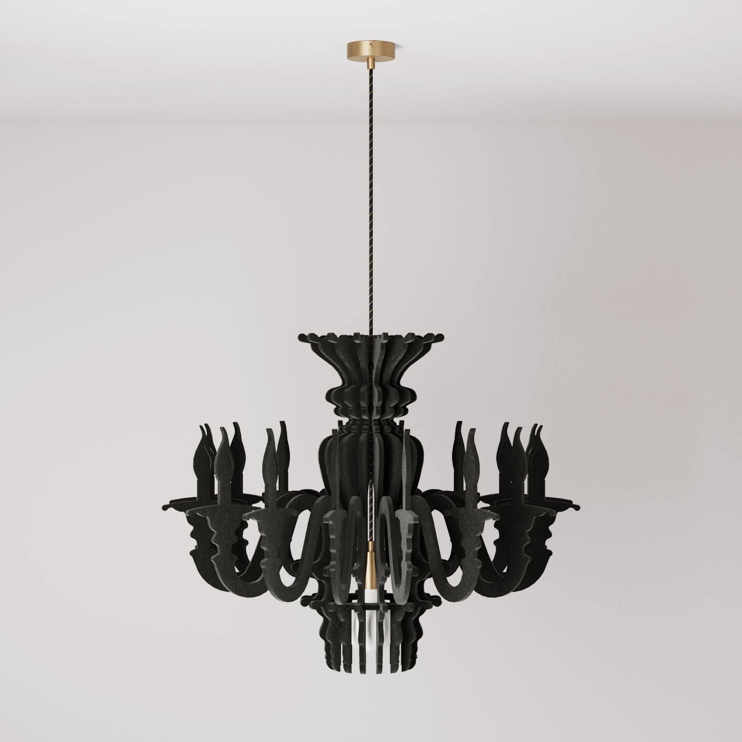 Lampada a sospensione con paralume classico SHHANDELIER in materiale fonoassorbente