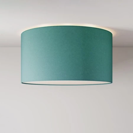 Plafoniera in tessuto Medium - Made in Italy - Teletta azzurro severo